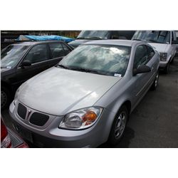 2005 PONTIAC PURSUIT G5, 2 DOOR, GREY, VIN # 1G2AJ15F267697695