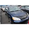 Image 2 : 2006 TOYOTA COROLLA CE, 4 DOOR SEDAN, BLUE, VIN # 2T1BR32E36C643224