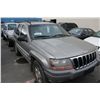 Image 2 : 1999 JEEP CHEROKEE LAREDO, 4 DR, GREY, VIN # 1J4GW58N2XC699242
