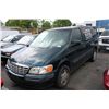 Image 1 : 1999 CHEVROLET VENTURE, CARGO VAN, GREEN, VIN # 1GNDU06E1XD252598