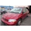 Image 1 : 2003 FORD WINDSTAR SPORT, VAN, RED, VIN # 2FMZA57403BA30382