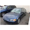 Image 1 : 1995 HONDA CIVIC EX, 4 DOOR SEDAN, BLUE, VIN # JHMEG8660SS801528