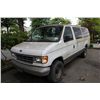 Image 1 : 1996 FORD ECONOLINE CLUB VAN, CARGO VAN, WHITE, VIN # 1FBJS31G9THA53382