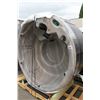 Image 1 : CAL SPAS AQUA SERIES ROUND HOT TUB WITH SUNSET STORM INTERIOR AND SMOKE 78" CABINET C/W