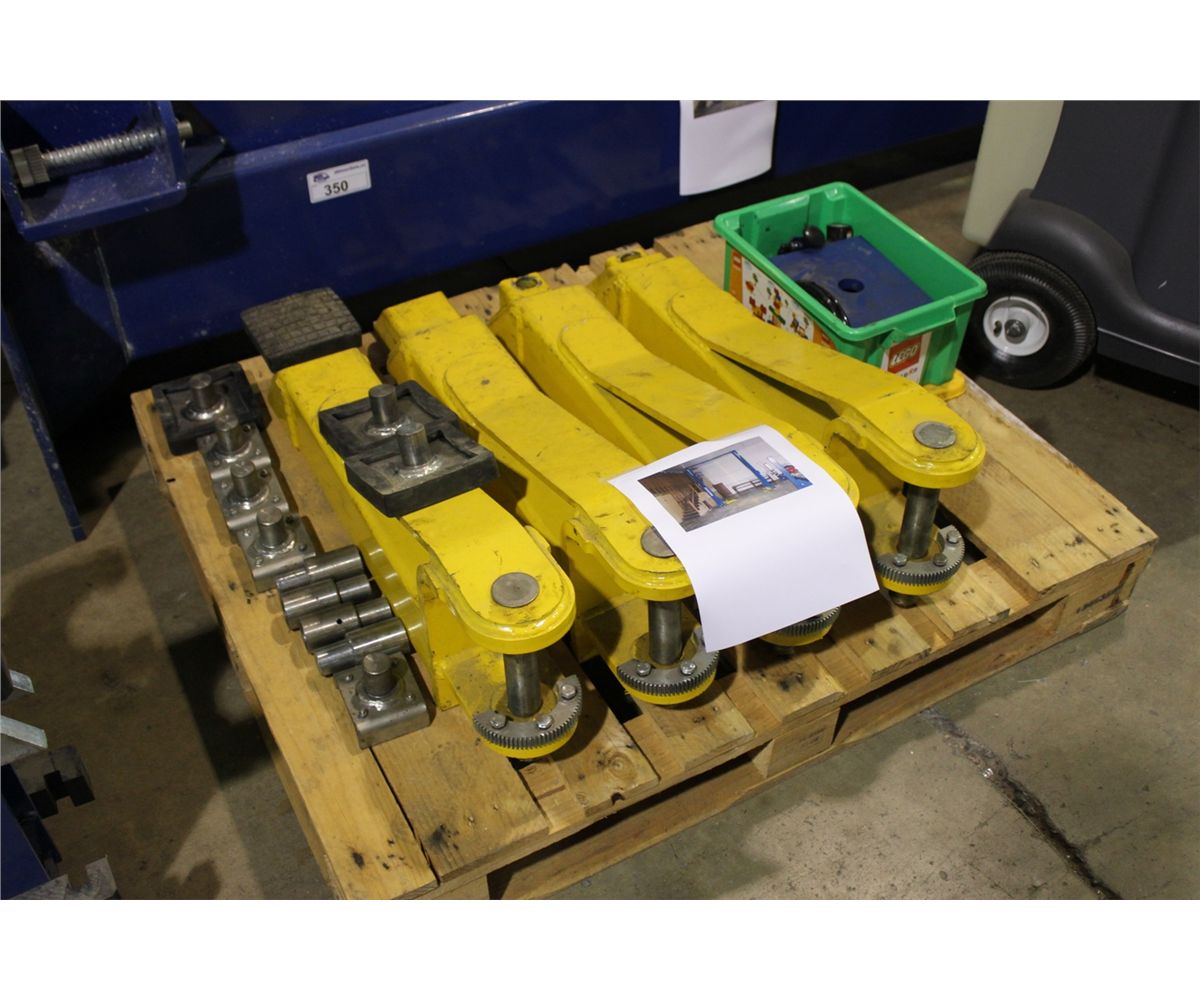 Bed Pac Frame Machine BENDPAK XPR-12C 12,000LB CAPACITY 2 POST HOIST A-FRAME LIFT - Able Auctions