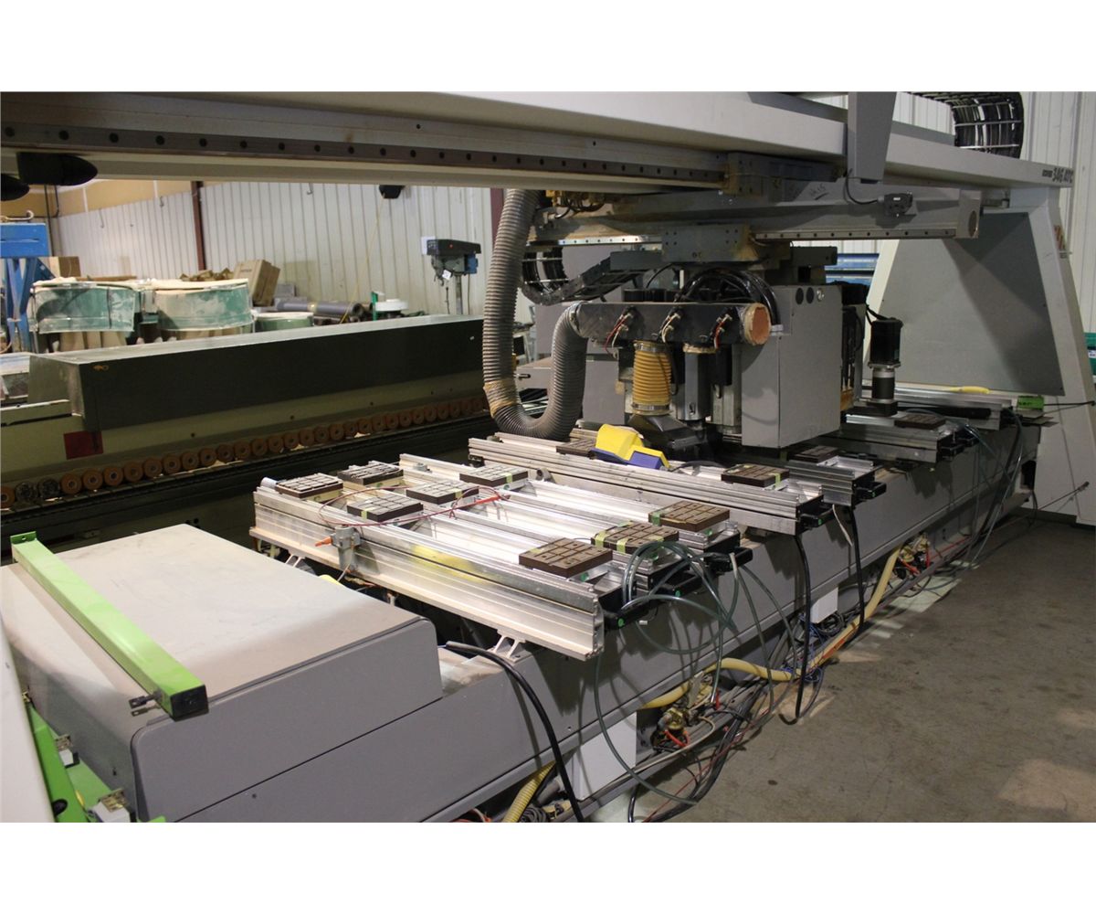 BIESSE ROVER 346 PNEUMATIC SUCSION LARGE SCALE CNC WOOD ROUTER WITH ...