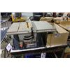 Image 1 : RYOBI 10'' PORTABLE TABLE SAW AND BOX OF AIR TOOLS