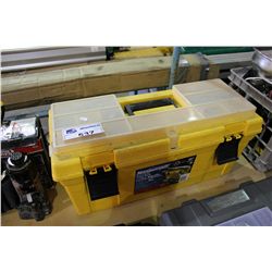 YELLOW MASTERCRAFT TOOLBOX AND CONTENTS