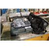 Image 1 : TOOL BAG, CONTENTS, GRINDING BITS AND HITACHI DRILL
