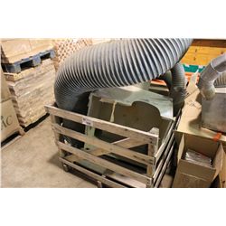 BIN OF ASSORT. DUCTING AND HOSE