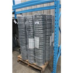 PALLET OF METAL STUCCO MESH ROLLS