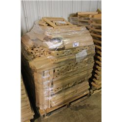 PALLET OF WOODEN FURNITURE PARTS