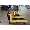 Image 1 : YELLOW 2200 LB 31" HIGH LIFT PALLET JACK