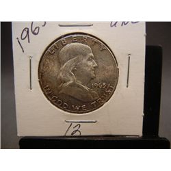 1963 Franklin Half Dollar UNC.