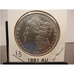 1881 Morgan Dollar AU