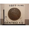 Image 1 : 1877 Seated Liberty Half Dollar AU MS