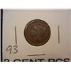 Image 1 : 1866 Nickel Three Cent Piece XF  AU