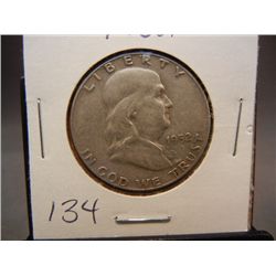 1952  Franklin Half Dollar