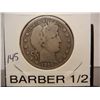Image 1 : 1909-S Barber Half Dollar