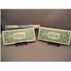 Image 2 : 2-1957 One Dollar Silver Certificate Star Notes