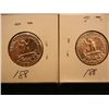 Image 2 : 2-1960 Proof Washington Quarters