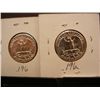 Image 2 : 2-1960 Washington Proof Quarters
