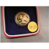 Image 1 : 1981 Year of the Rooster-   23 Mill. In Diam. 8 Grams with 22 K. of Pure Gold