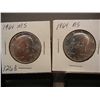 Image 1 : 2-1964 Kennedy Half Dollars MS