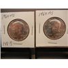 Image 1 : 2-1964 Kennedy Half Dollars MS