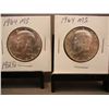 Image 1 : 2-1964 Kennedy Half Dollars MS