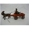Image 1 : Cast Iron Express Wagon and Goat