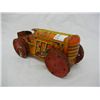 Image 1 : Orange Metal Tractor, Rough Condition, Rust