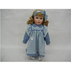"Bridget" Porcelain Doll, by Joke Grobber, No. 0101A, The Hamilton Collection