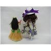 Image 2 : Treasures in Lace Porcelain Doll in Purple and Hula Doll
