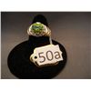 Image 1 : 14k Gold Ring w/ CZ and Peridot Stone