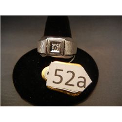 10k White Gold Ring