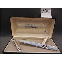 3 Tie Clips: Anson, Krementz, and Hickok
