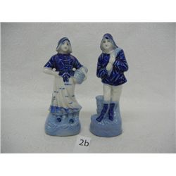 Occupied Japan Woman and Man Figurines