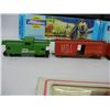 Image 3 : 2- Athearn Trains, HO Scale Tank Car, & Santa Fe Caboose; 4 Misc. Trains