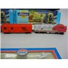 Image 4 : 2- Athearn Trains, HO Scale Tank Car, & Santa Fe Caboose; 4 Misc. Trains