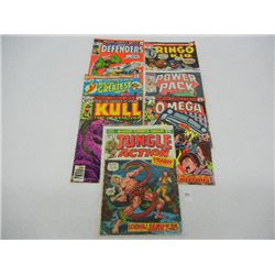 7-Comics, Jungle Action 20 Cent, 25 Cent -Ringo Kid &Marvels Greatest Comics;2- 30 Cent,1-35 Cent,1 