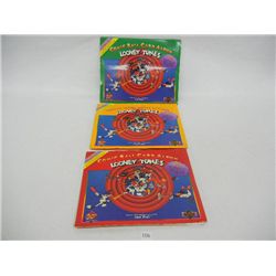3-Comic Ball Card Albums Looney Tunes