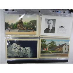 Porftolio of Historical Post Cards, Some Presidential