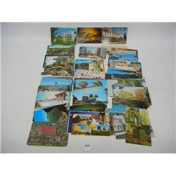 Lot of 100 Chrome Post Cards
