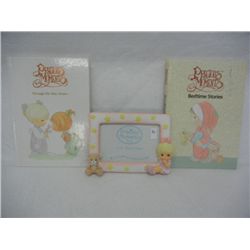 Precious Moments 4x6" Picture Frame, Precious Moments Bedtime Stories, and Precious Moments Through-