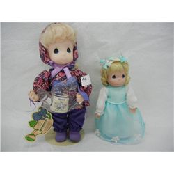 Precious Moments Garden of Friends, "Jasmine" Porcelain Doll and Precious Moments December Angel Dol