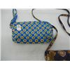 Image 1 : Blue and Yellow Vera Bradley Wallet and Navy & Brown Maggi B Wallet