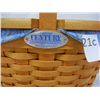 Image 2 : Longaberger Century Celebration, 2000 Cheers Basket w/ Liner and Protector