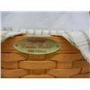 Image 2 : Longaberger Dresden Basket, 2000 Edition w/ Liner and Protector