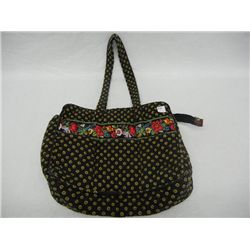 Vera Bradley Tote: Black, Yellow, & Red